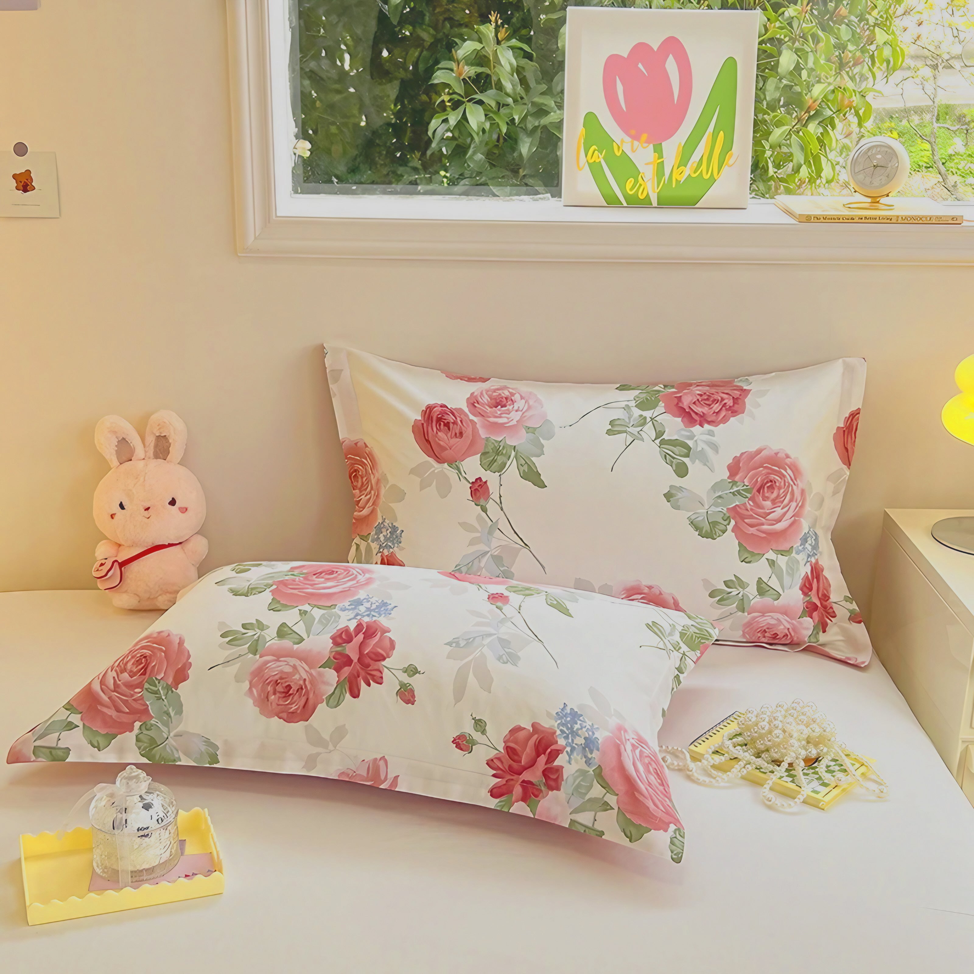 Rose Whimsy Pillowcase