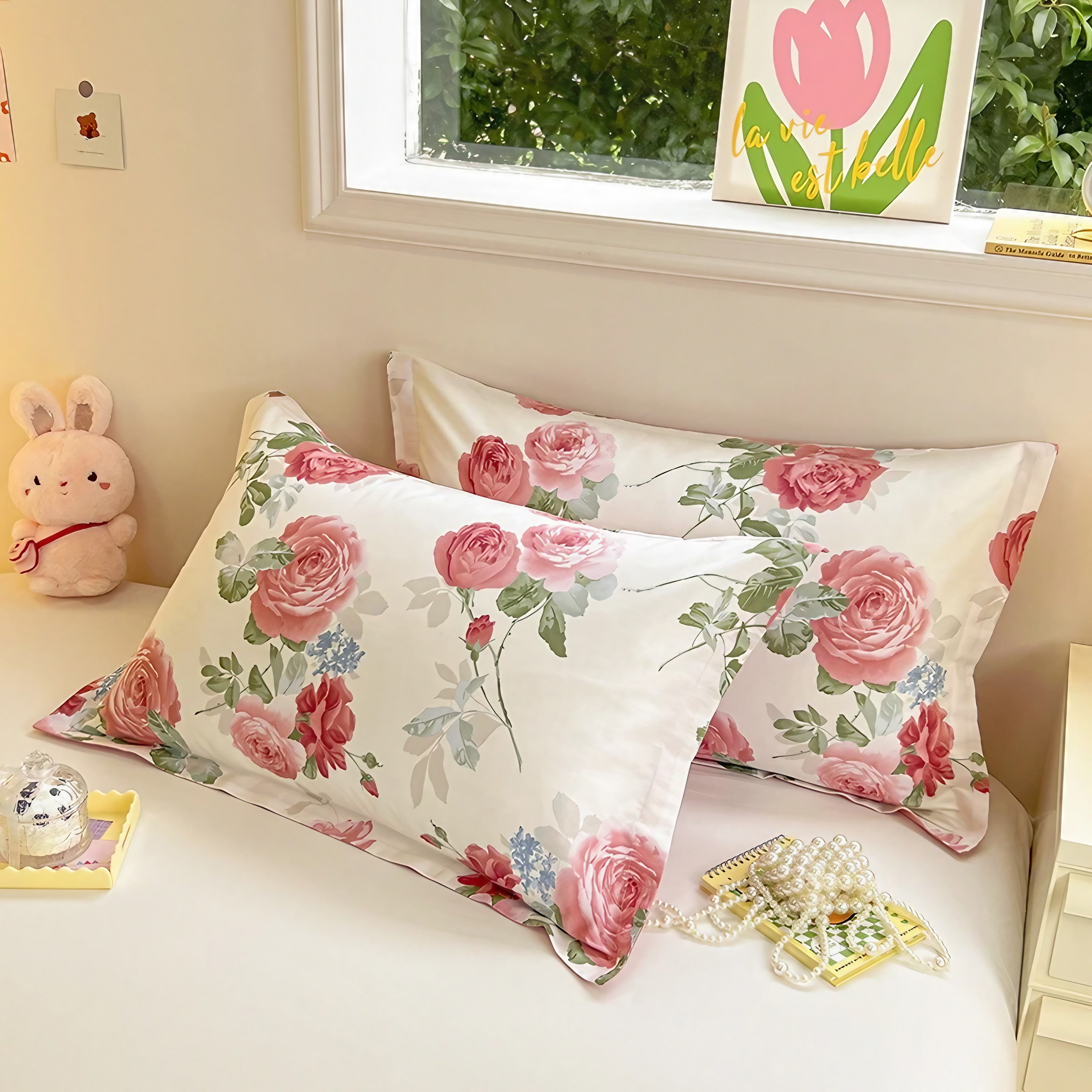 Rose Whimsy Pillowcase