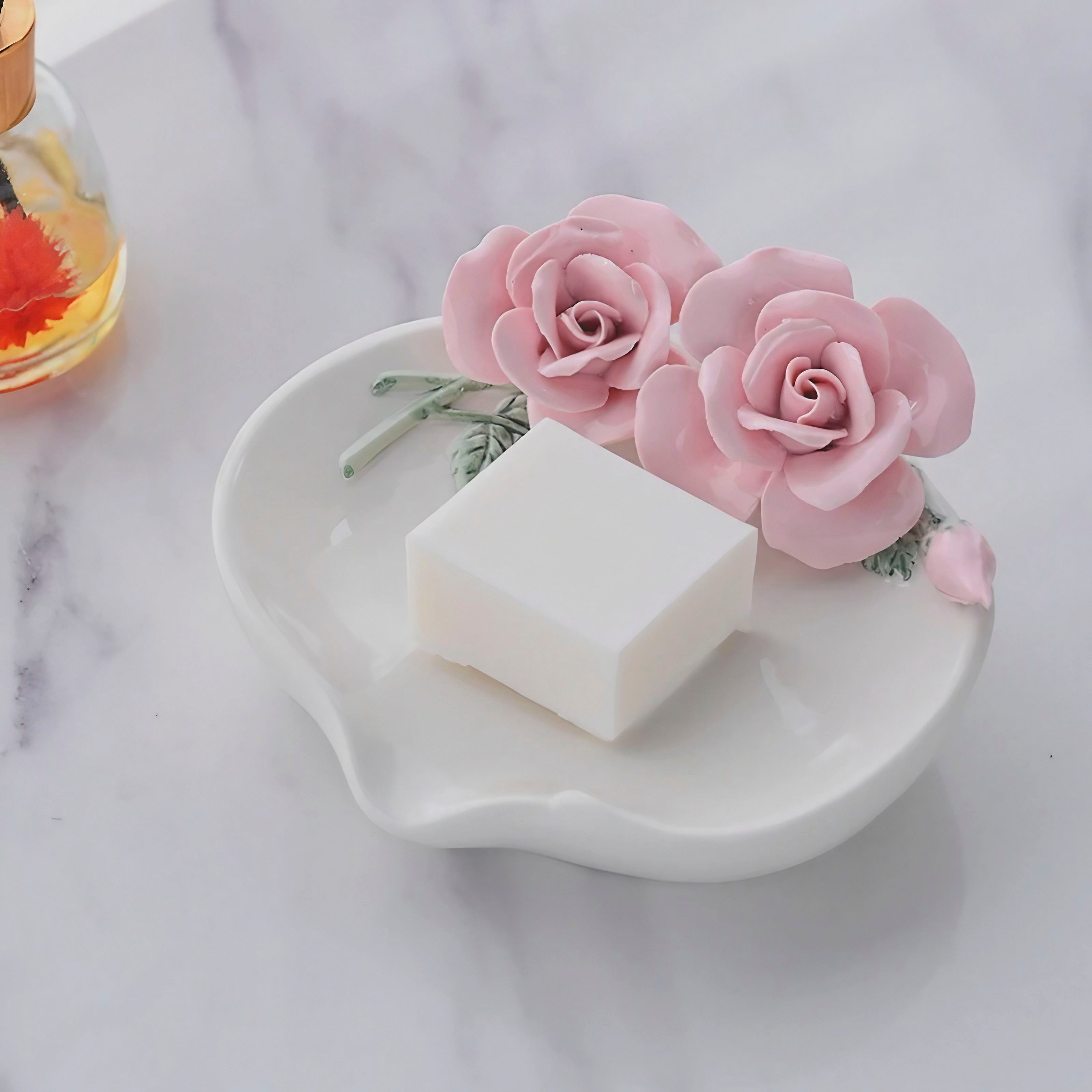 Rose Petal Soap Dish