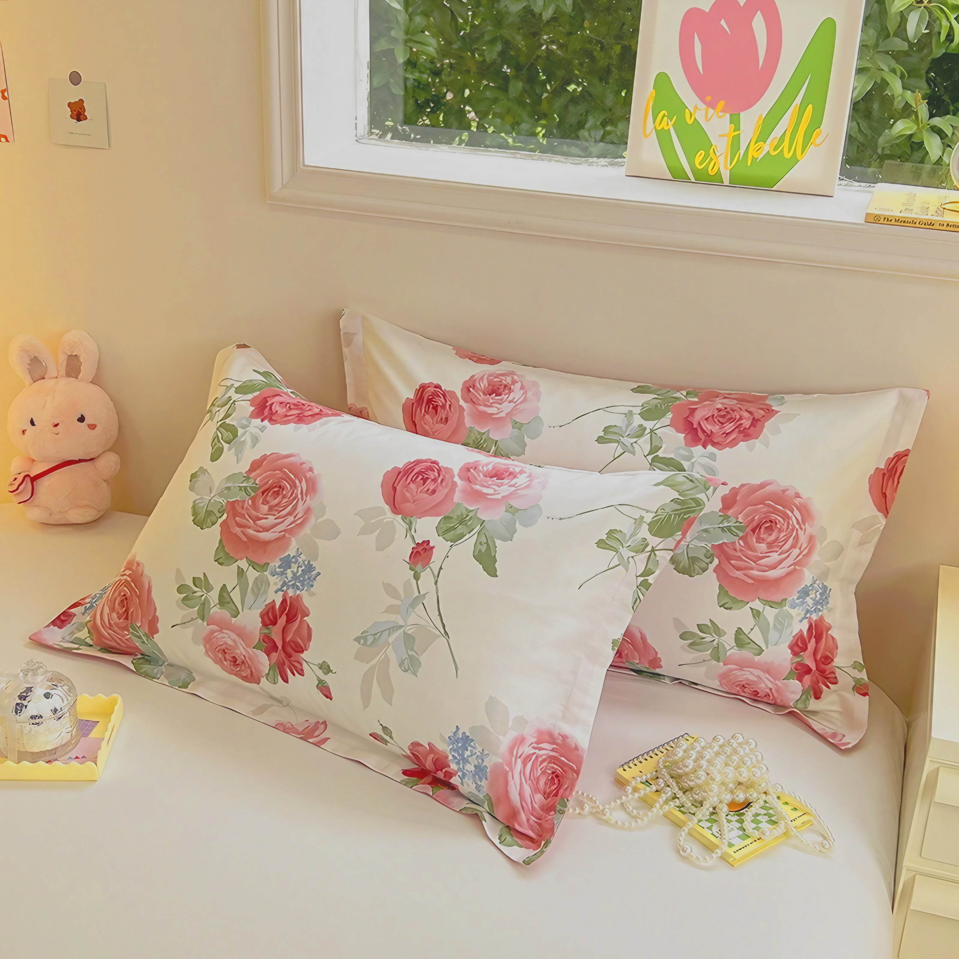 Rose Whimsy Pillowcase