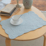 Roseate Quilted Scalloped Coaster