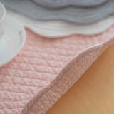 Roseate Quilted Scalloped Coaster