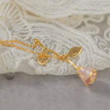 Rosebud Charm Necklace