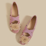 Rosette Charm Flats