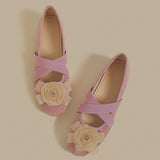 Rosette Charm Flats