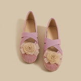 Rosette Charm Flats