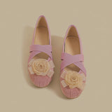 Rosette Charm Flats