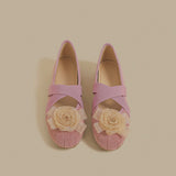 Rosette Charm Flats
