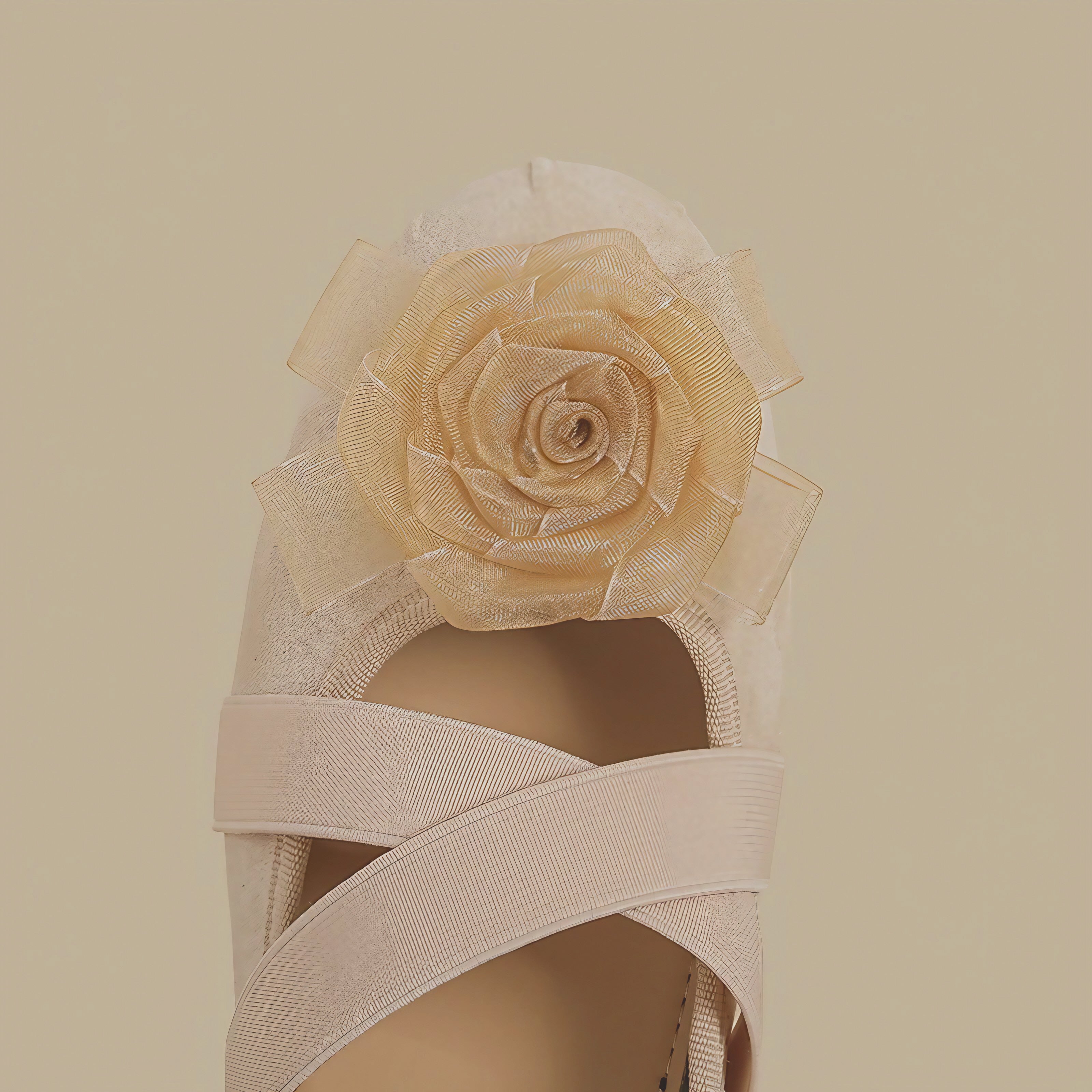 Rosette Charm Flats