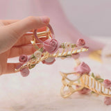Rosette Charm Hair Clip