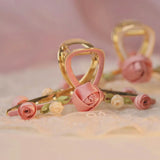 Rosette Charm Hair Clip