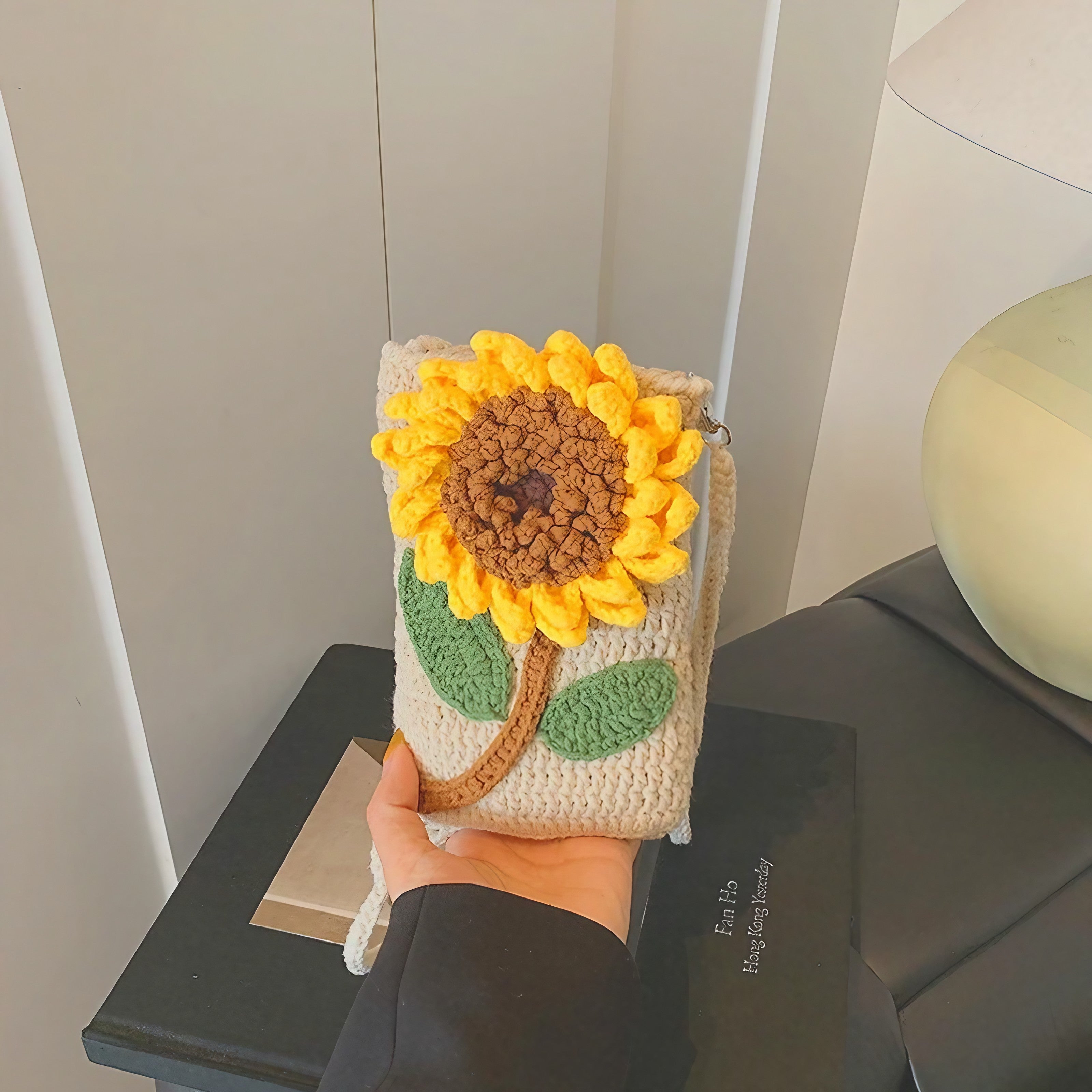 Rosette Crochet Crossbody Bags