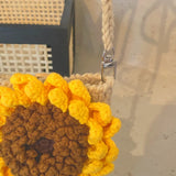 Rosette Crochet Crossbody Bags