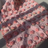 Rosette Garden Blanket