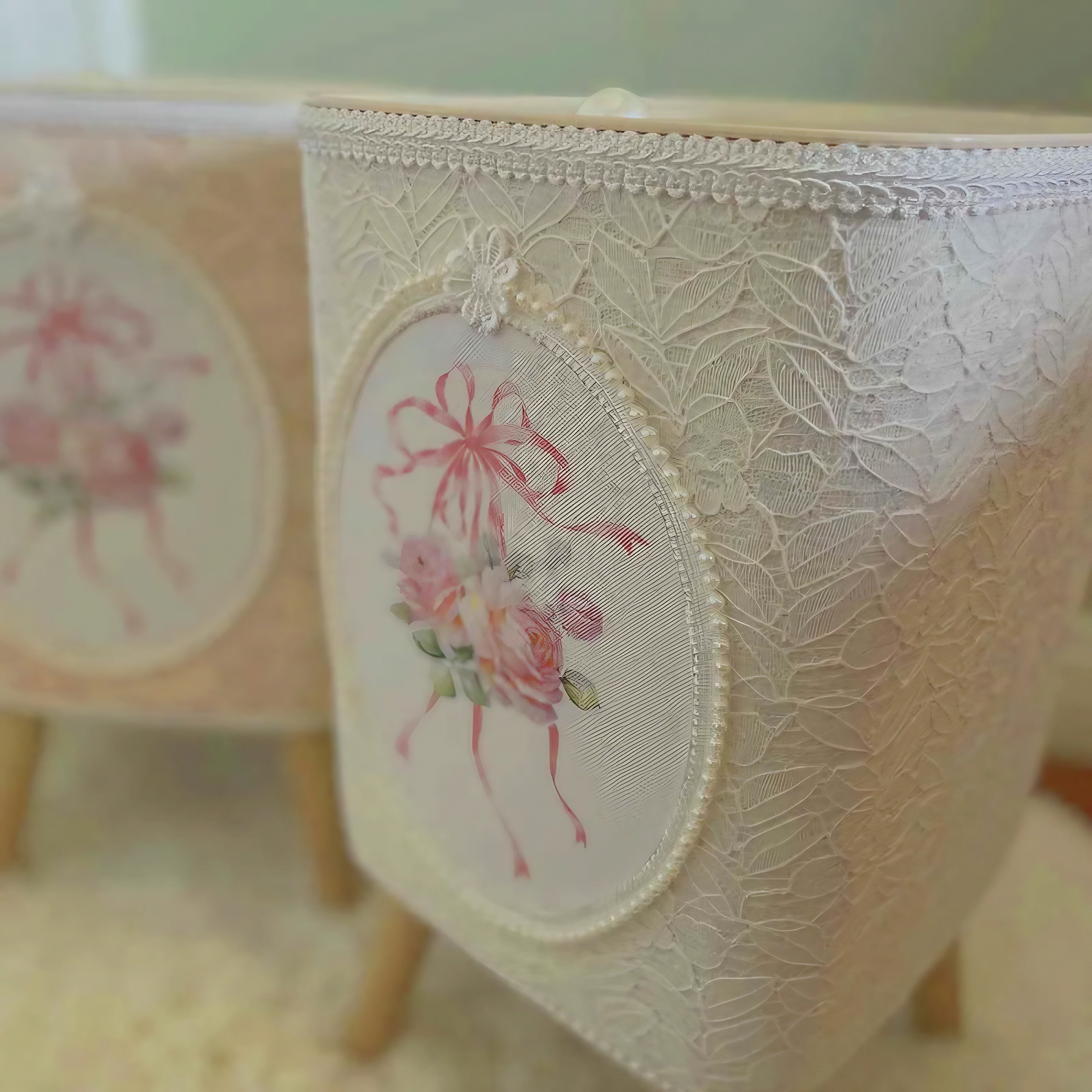 Rosette Lace Bin