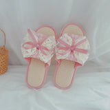 Rosette Lace Slippers