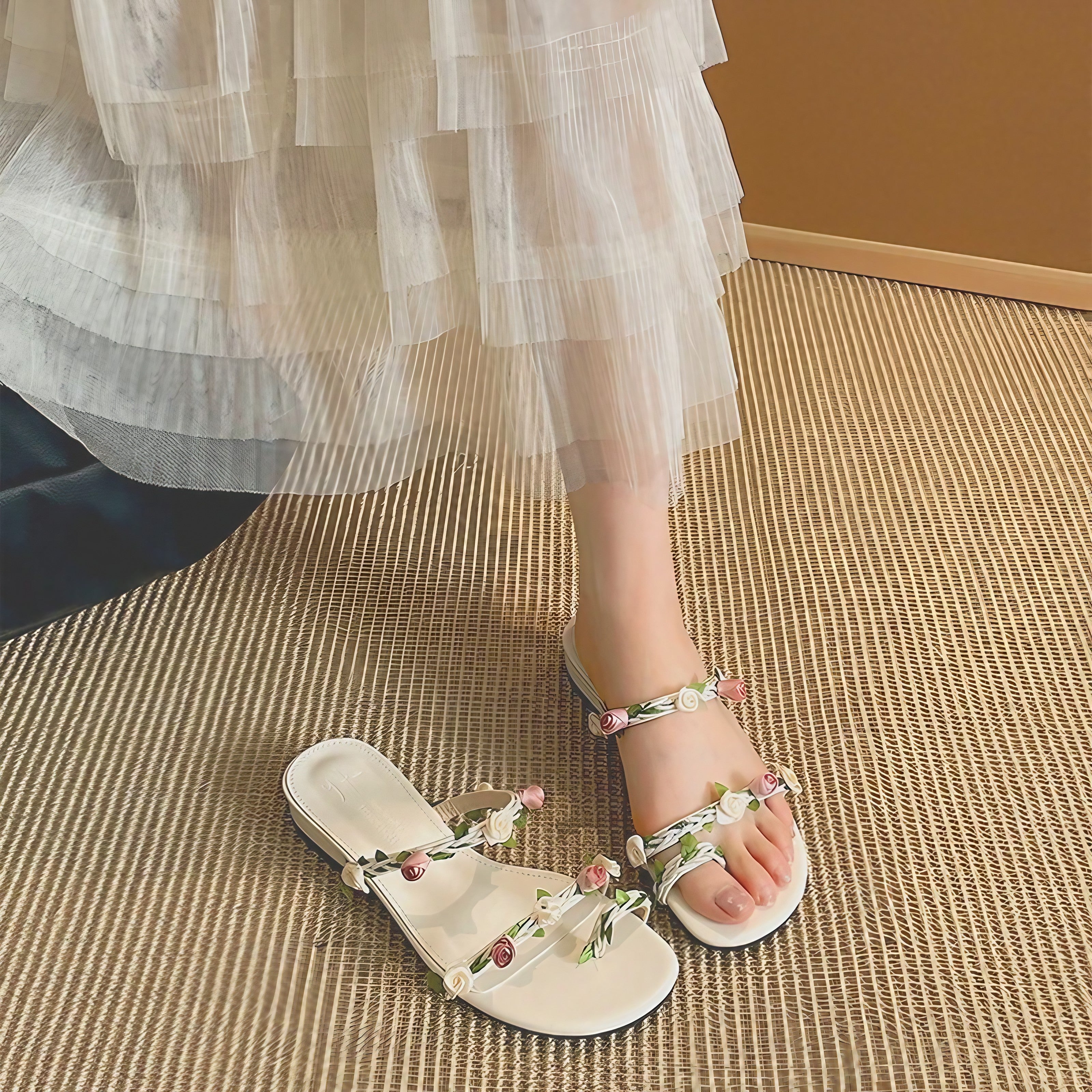 Rosevine Garden Sandals