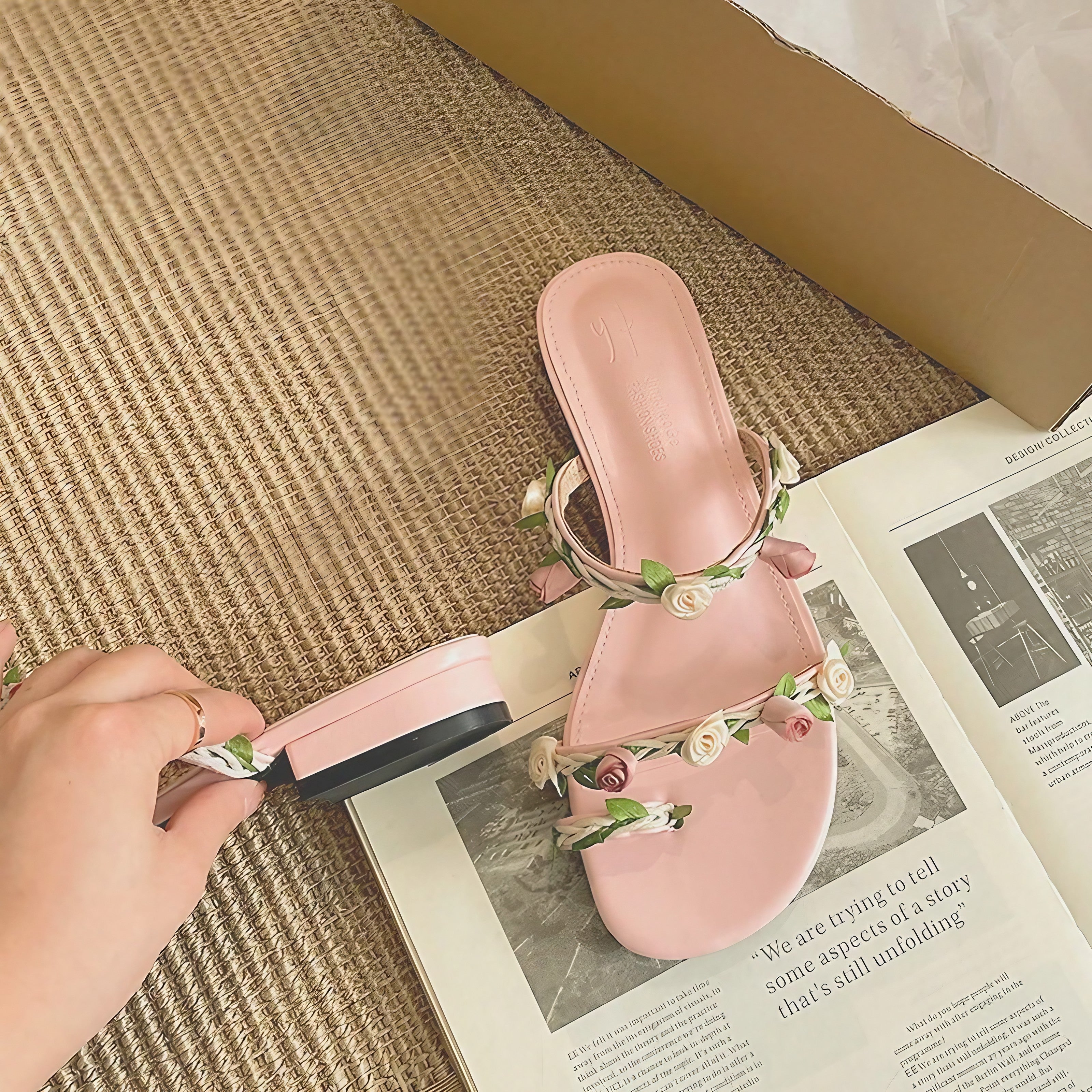 Rosevine Garden Sandals