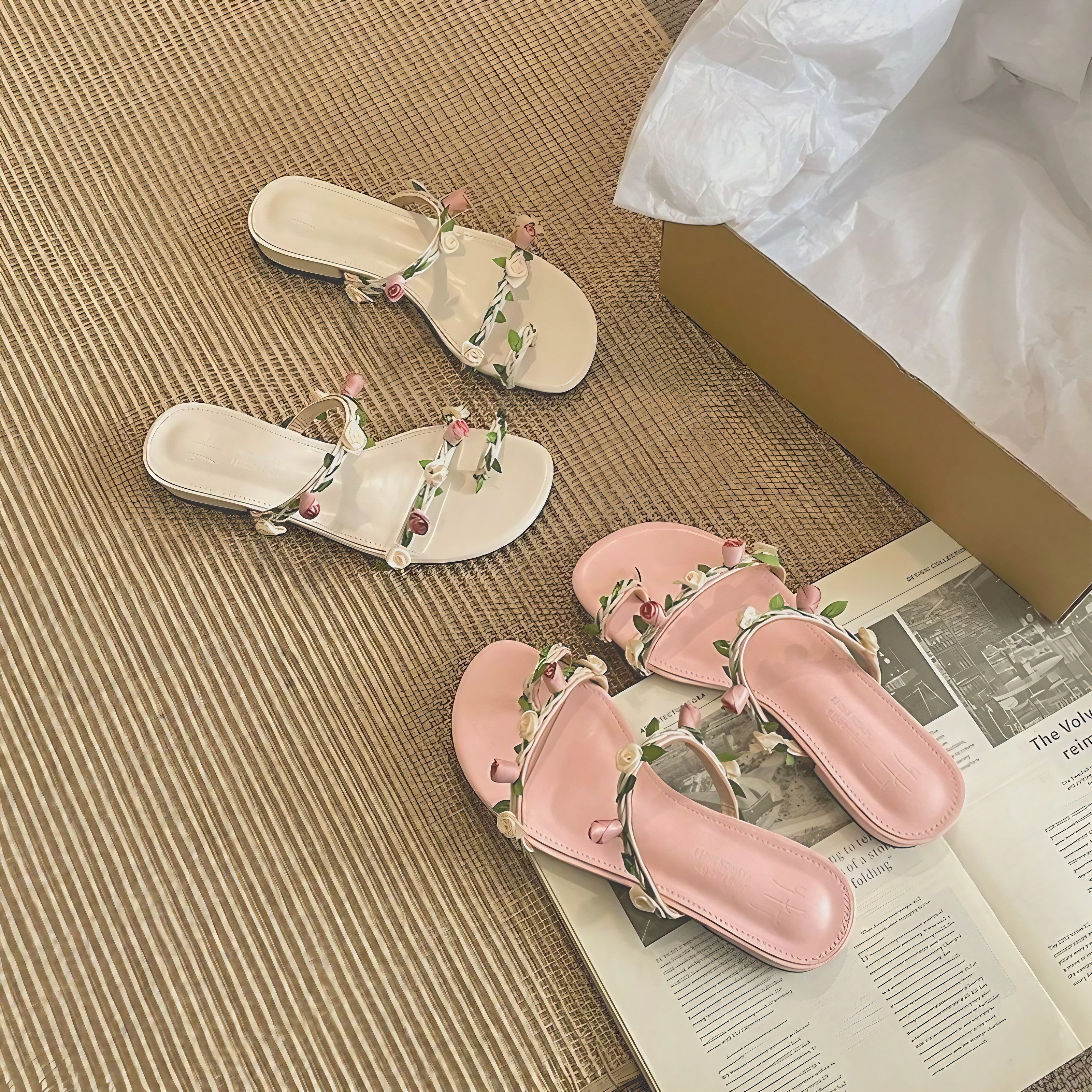 Rosevine Garden Sandals