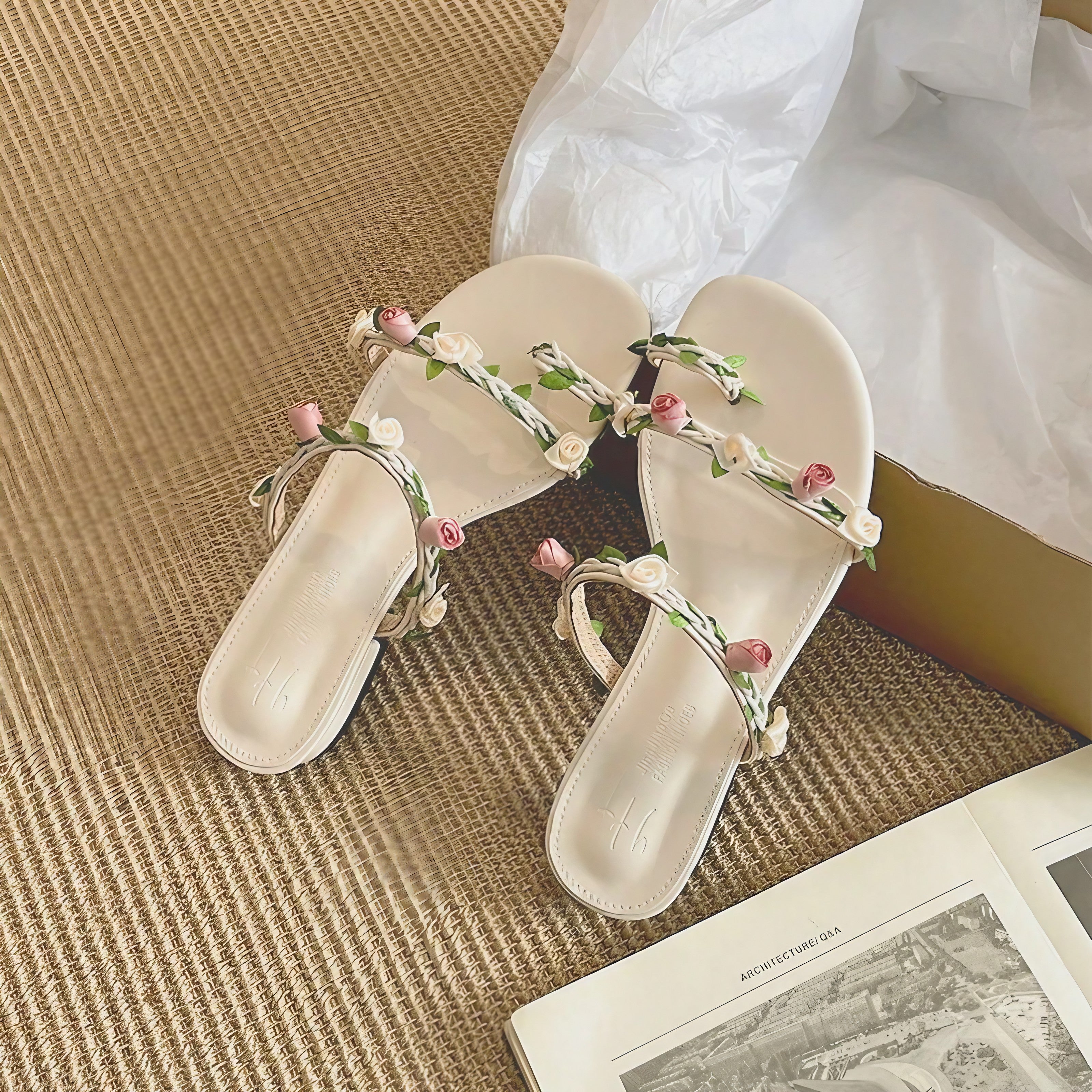 Rosevine Garden Sandals