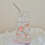 Rosewater Garden Glass Mug