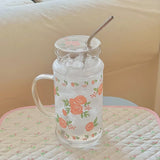 Rosewater Garden Glass Mug