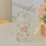 Rosewater Garden Glass Mug