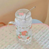 Rosewater Garden Glass Mug