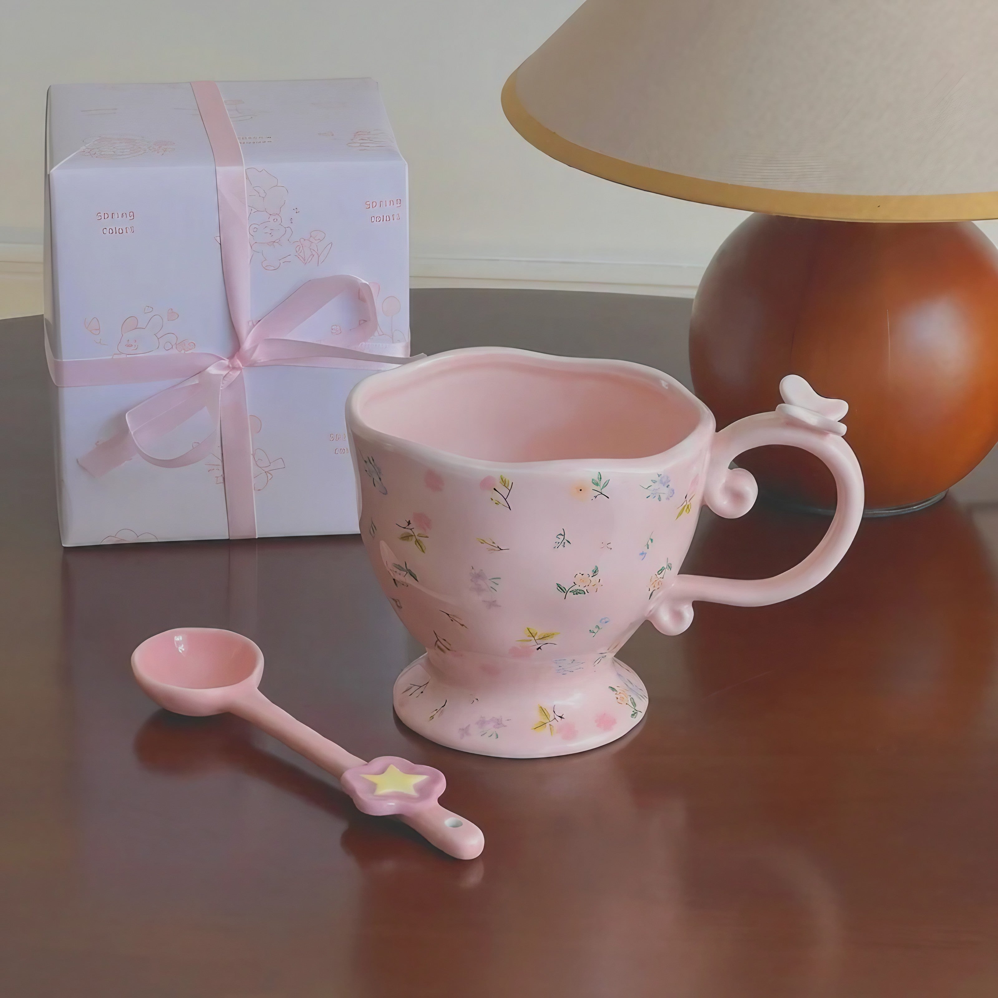 Rosy Afternoon Teacup