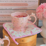 Rosy Afternoon Teacup
