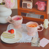 Rosy Afternoon Teacup