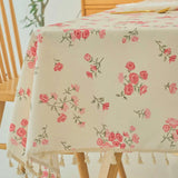 Rosy Cottage Tablecloth