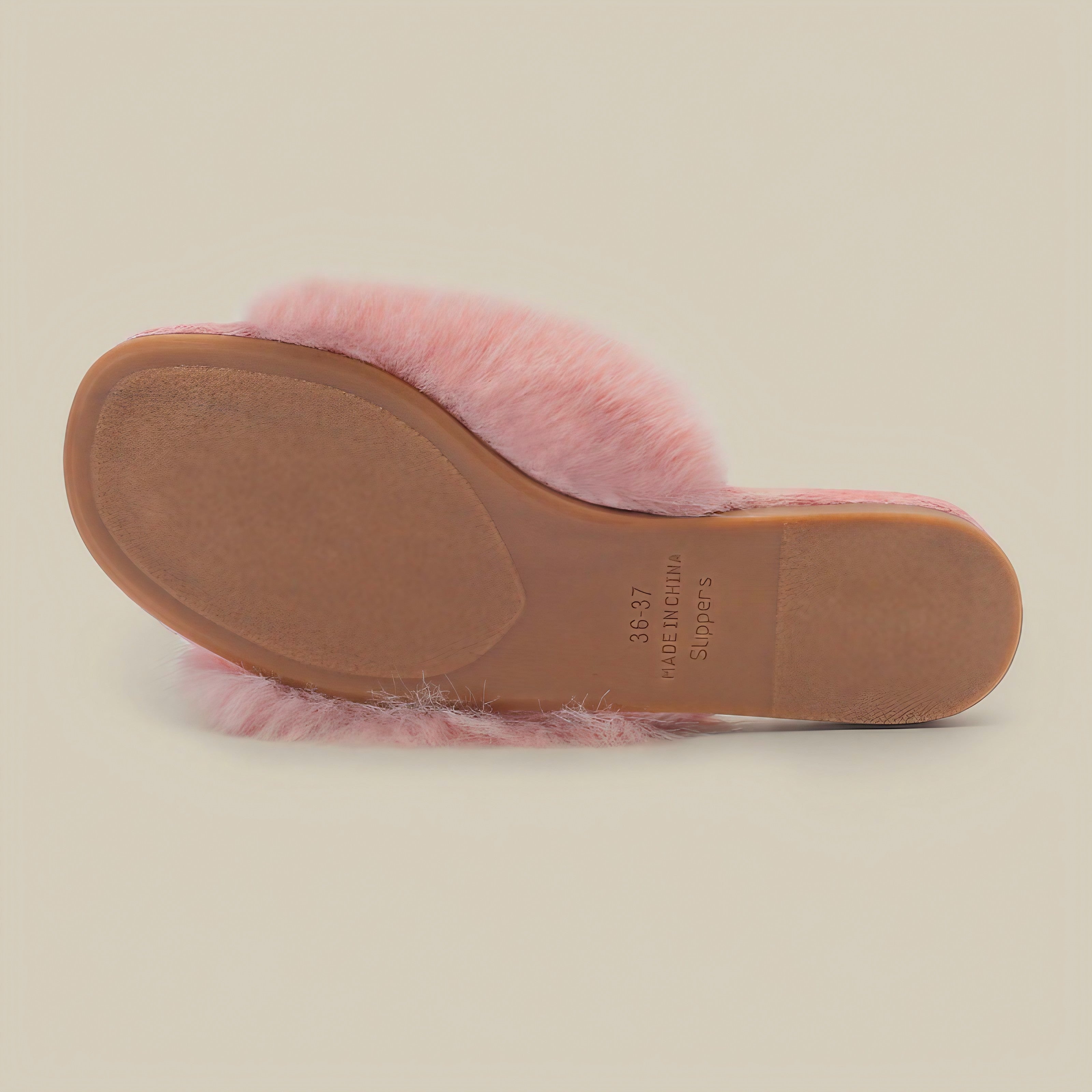 Rosy Fluff Slippers