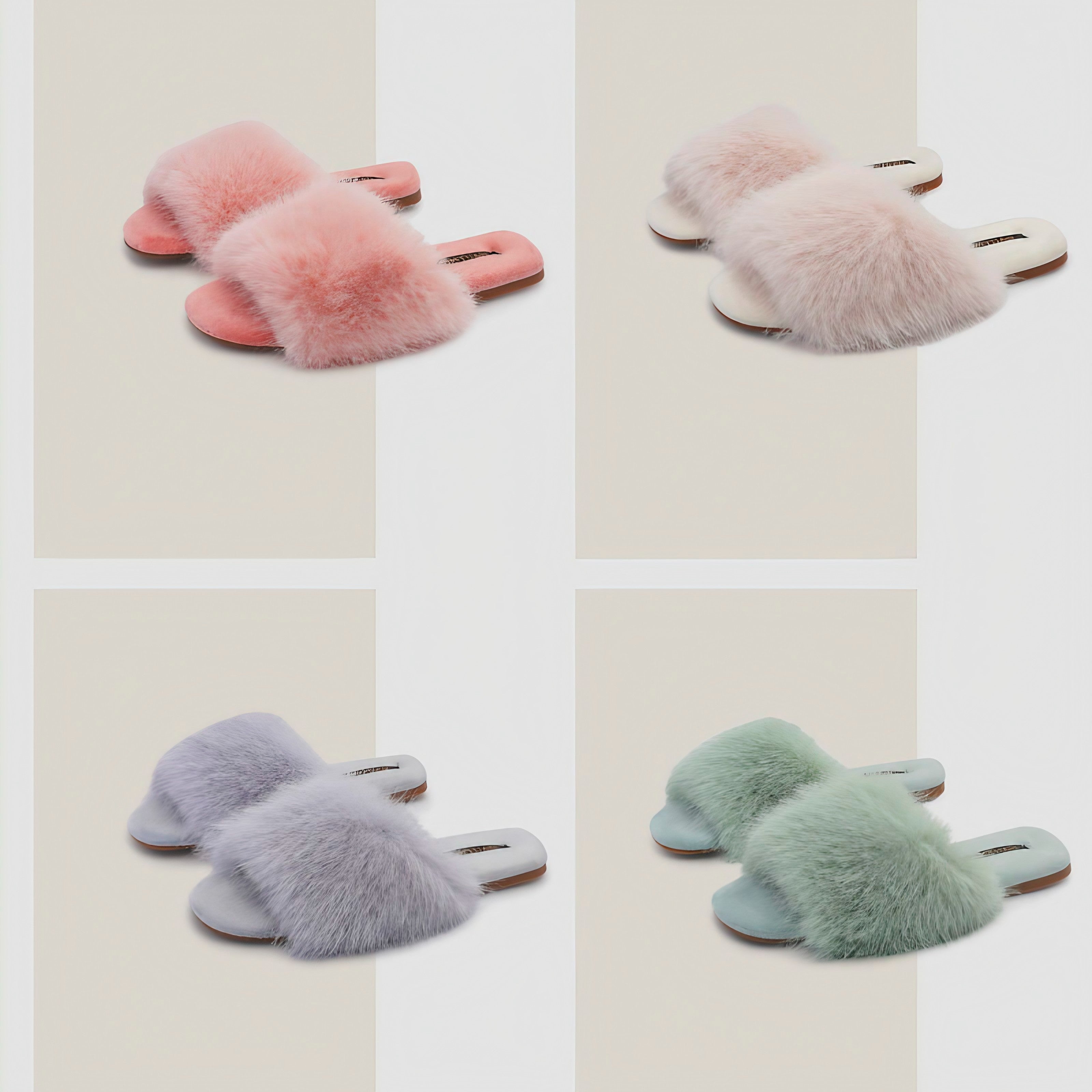 Rosy Fluff Slippers