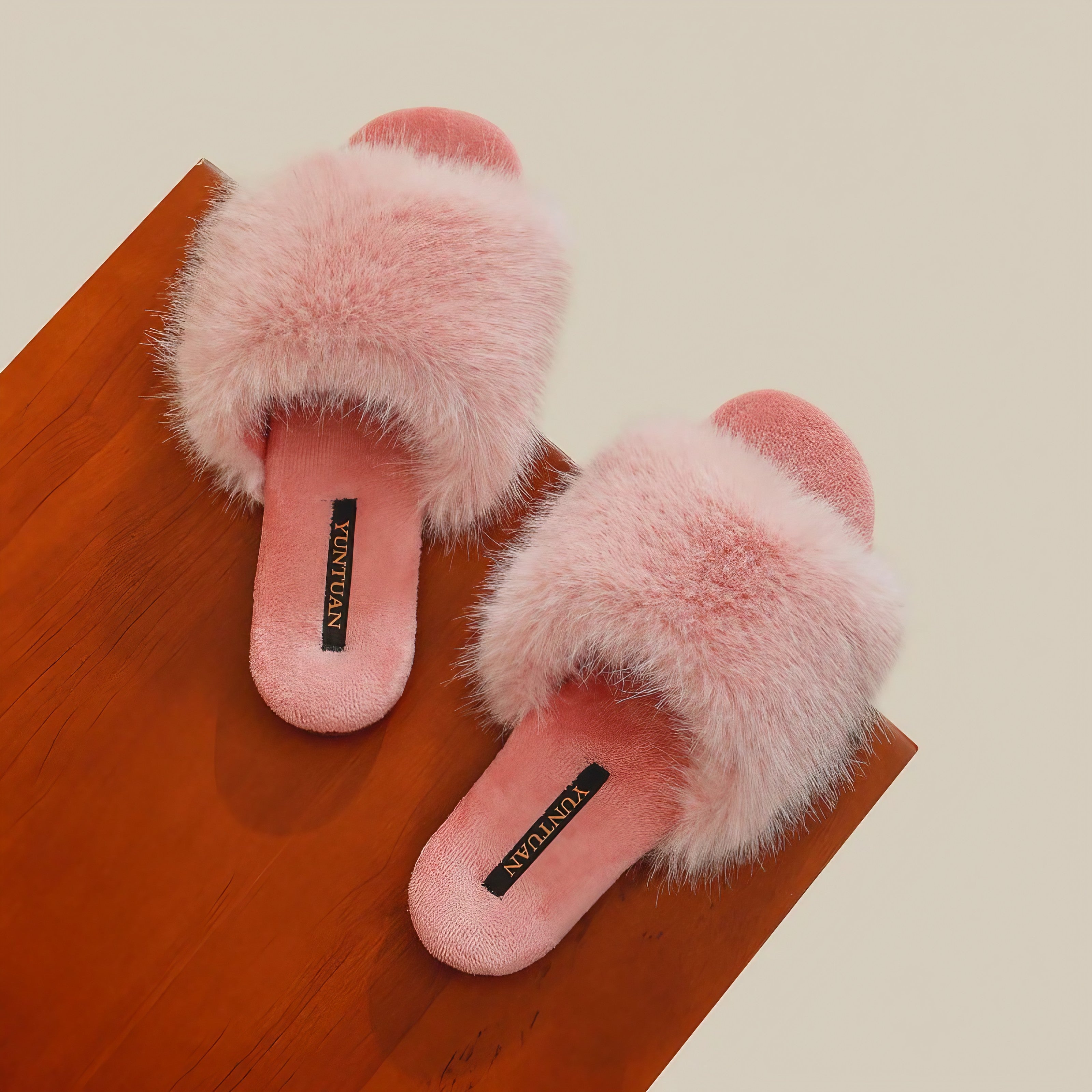Rosy Fluff Slippers