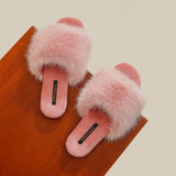 Rosy Fluff Slippers