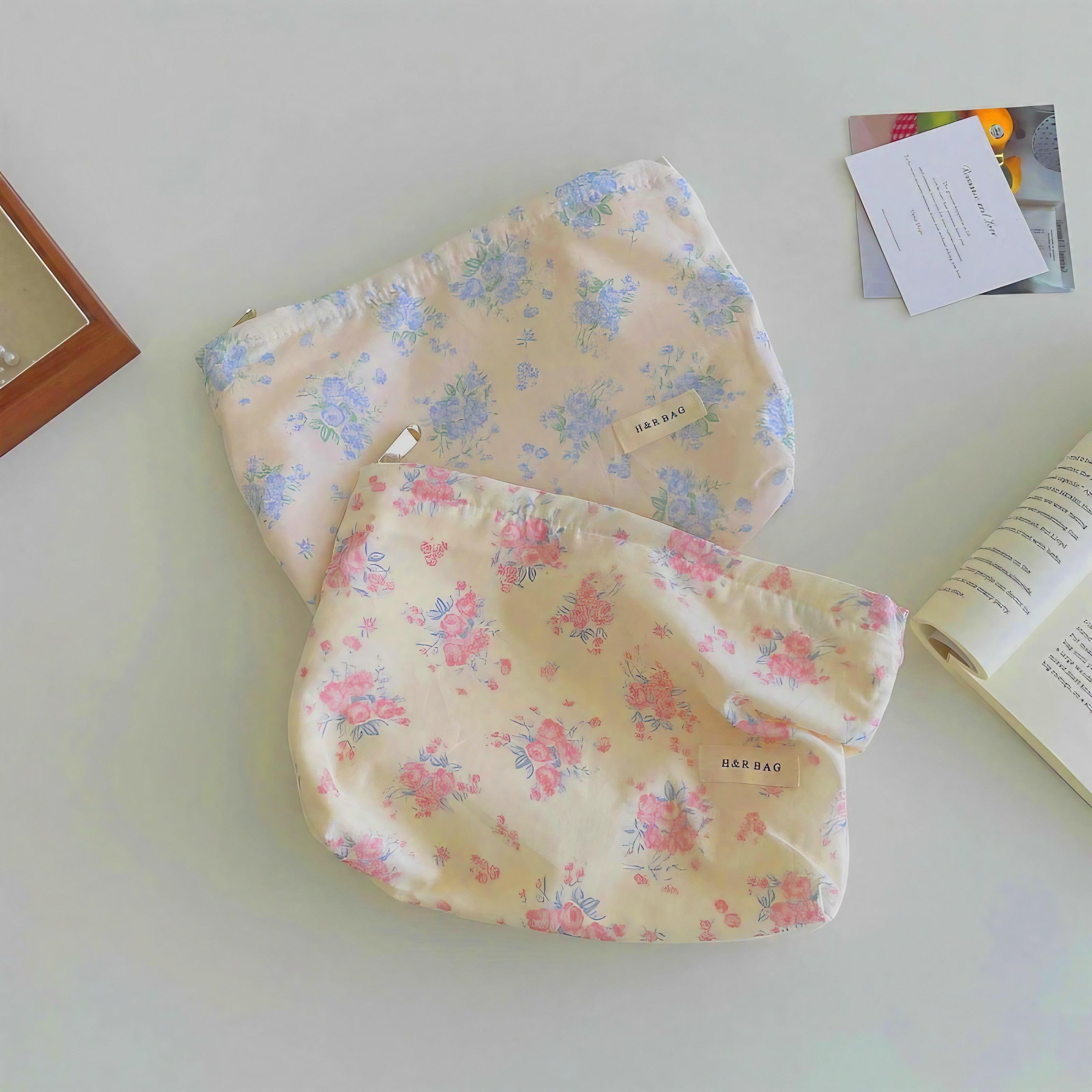 Rosy Meadow Pouch