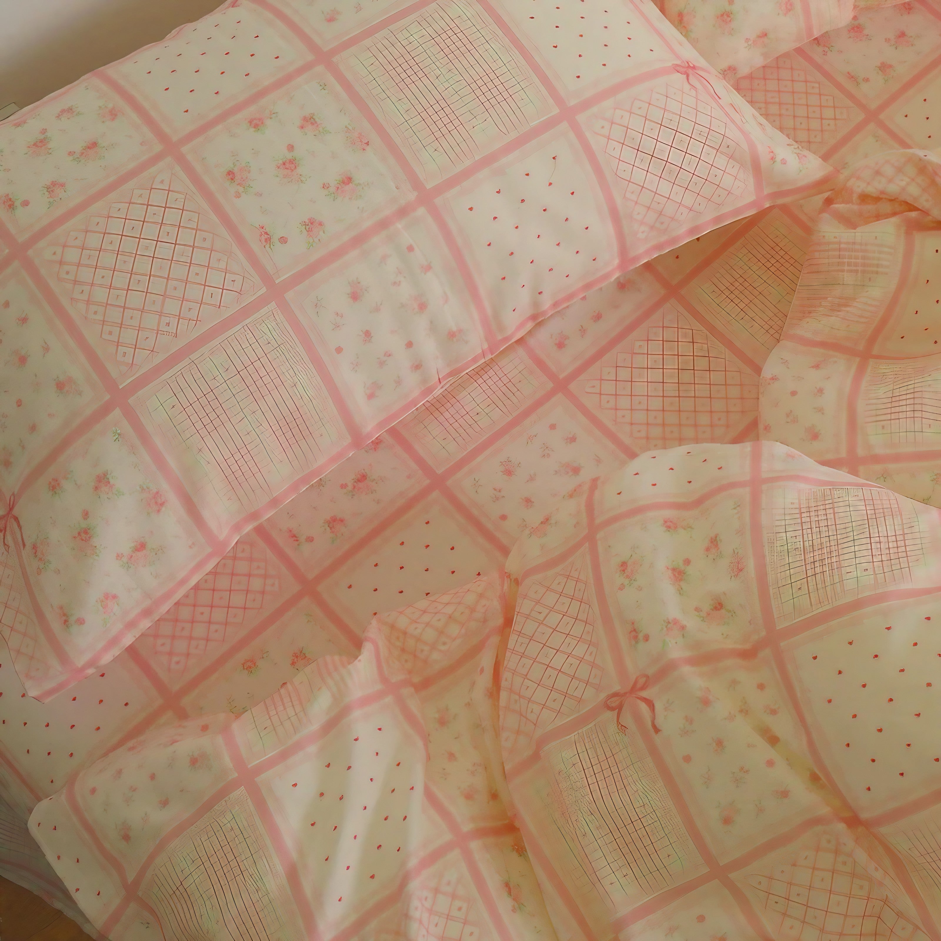 Rosy Patch Pillowcase