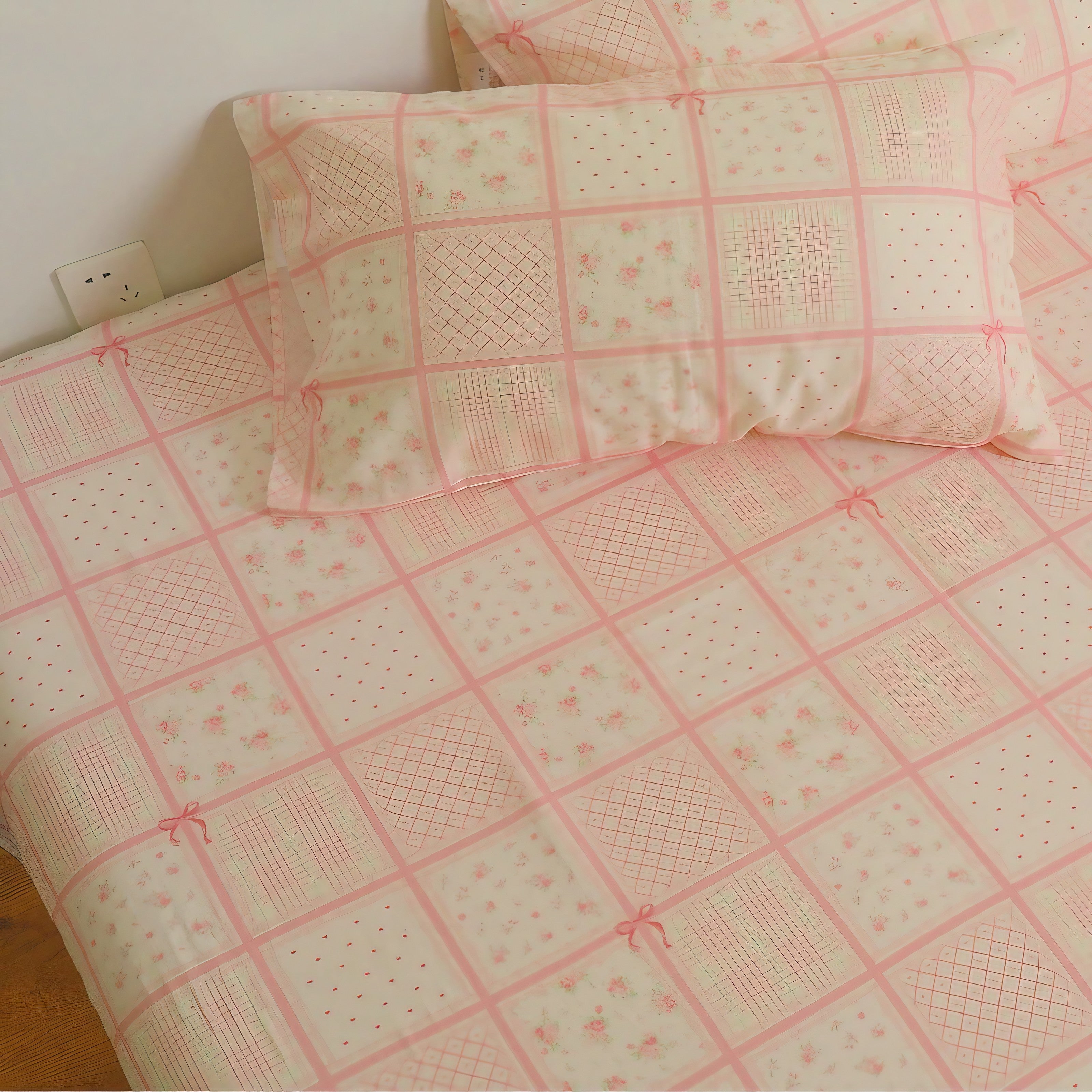 Rosy Patch Pillowcase