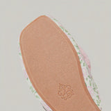 Rosy Ribbon Slippers