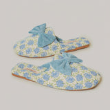 Rosy Ribbon Slippers
