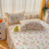 Rosy Ruffle Pillowcase