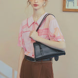 Rosy Sketch Blouse