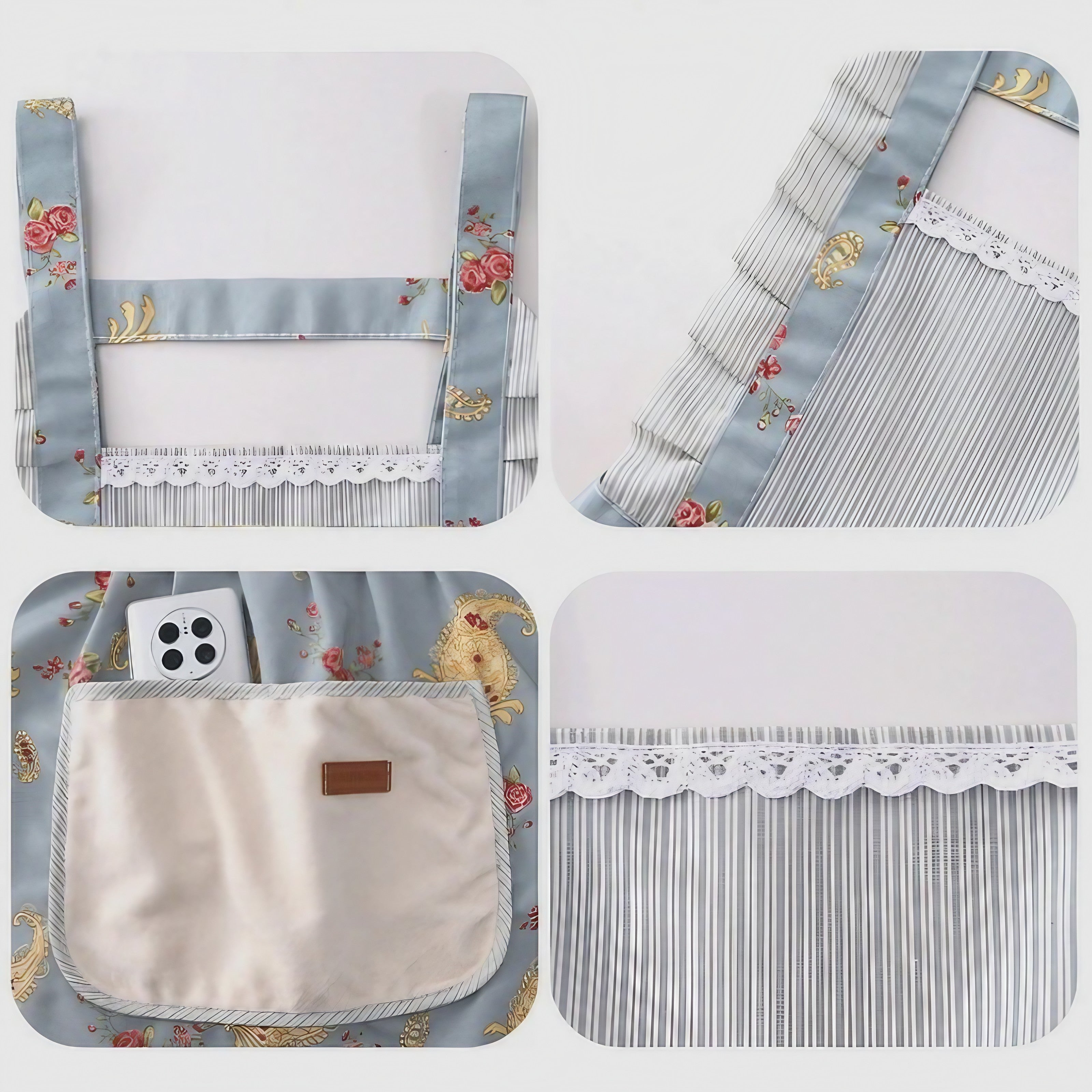 Rosy Stripe Apron