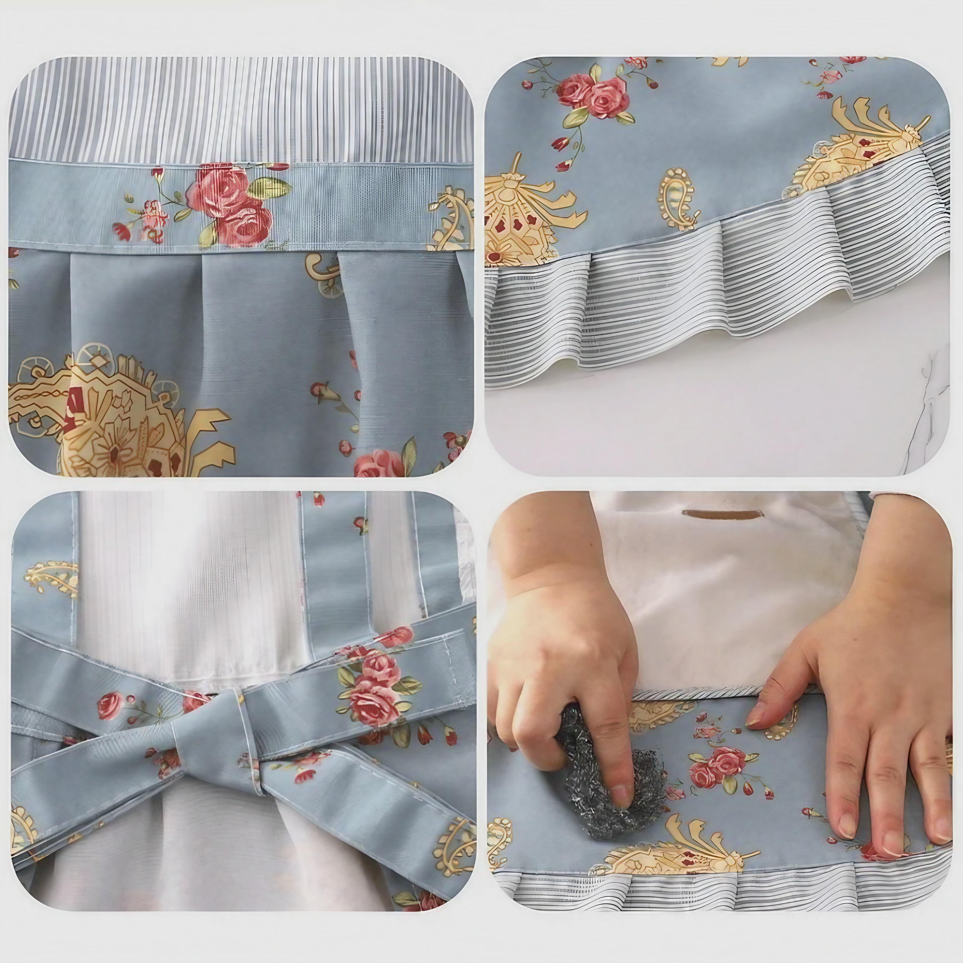 Rosy Stripe Apron