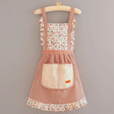 Rosy Stripe Apron