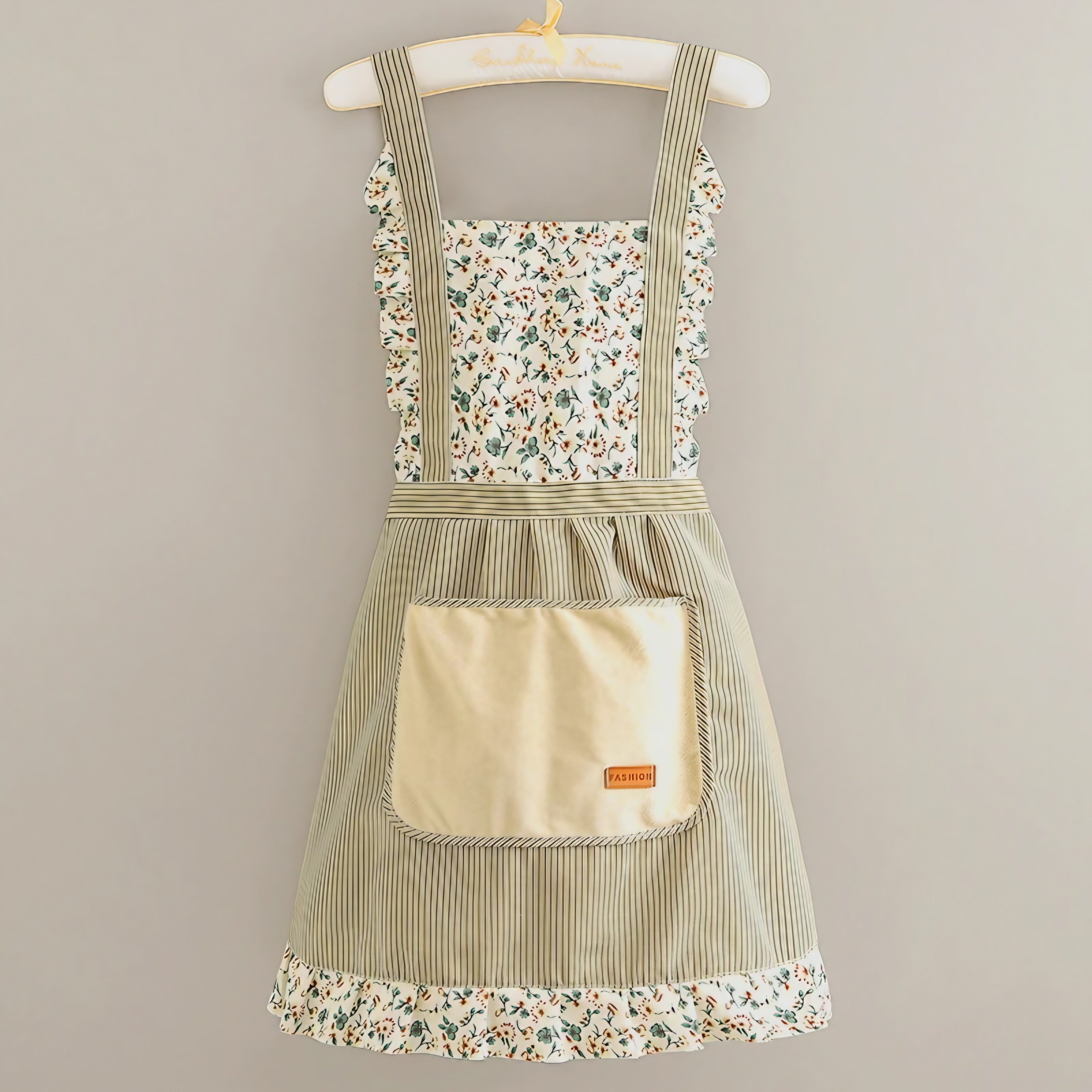 Rosy Stripe Apron