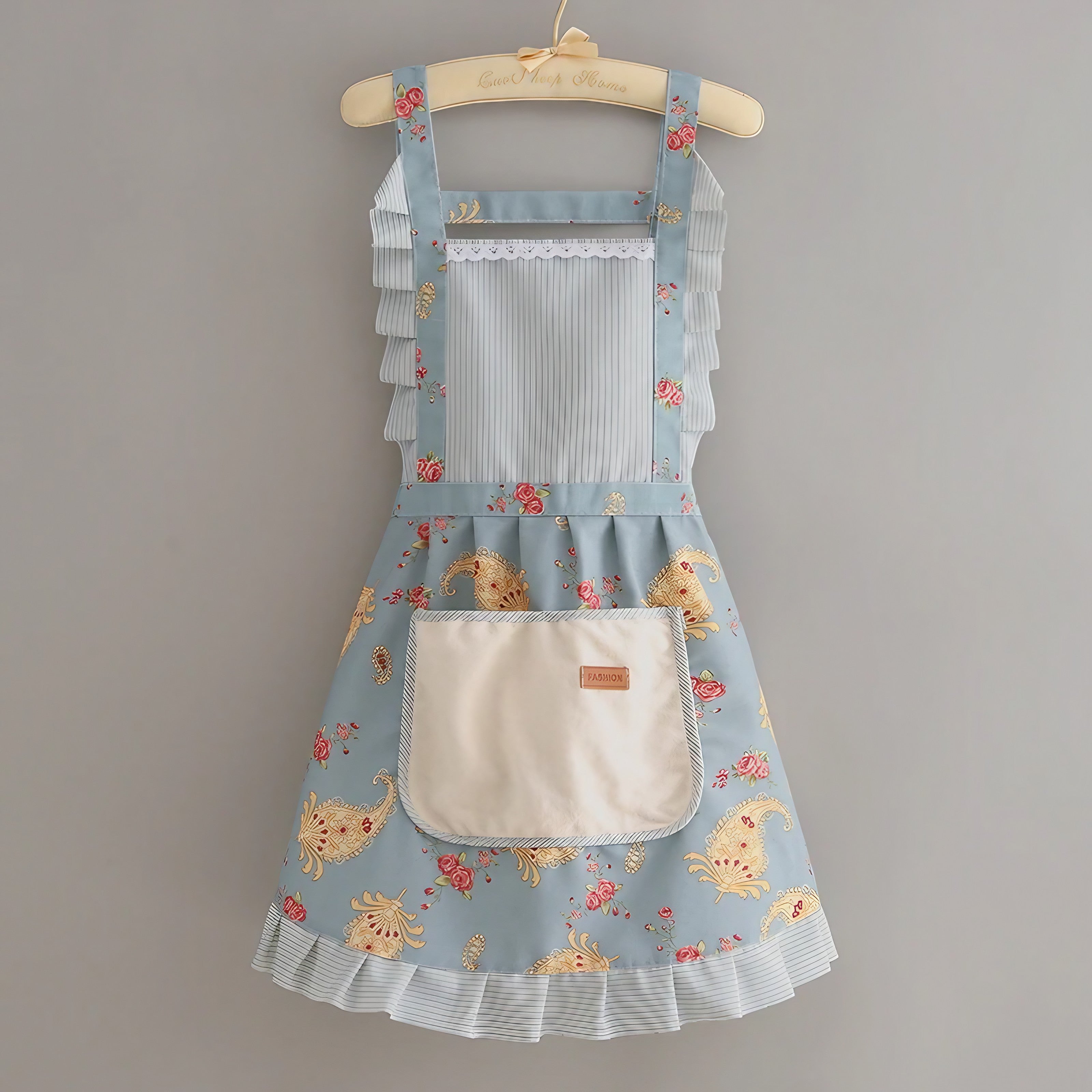 Rosy Stripe Apron