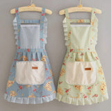 Rosy Stripe Apron