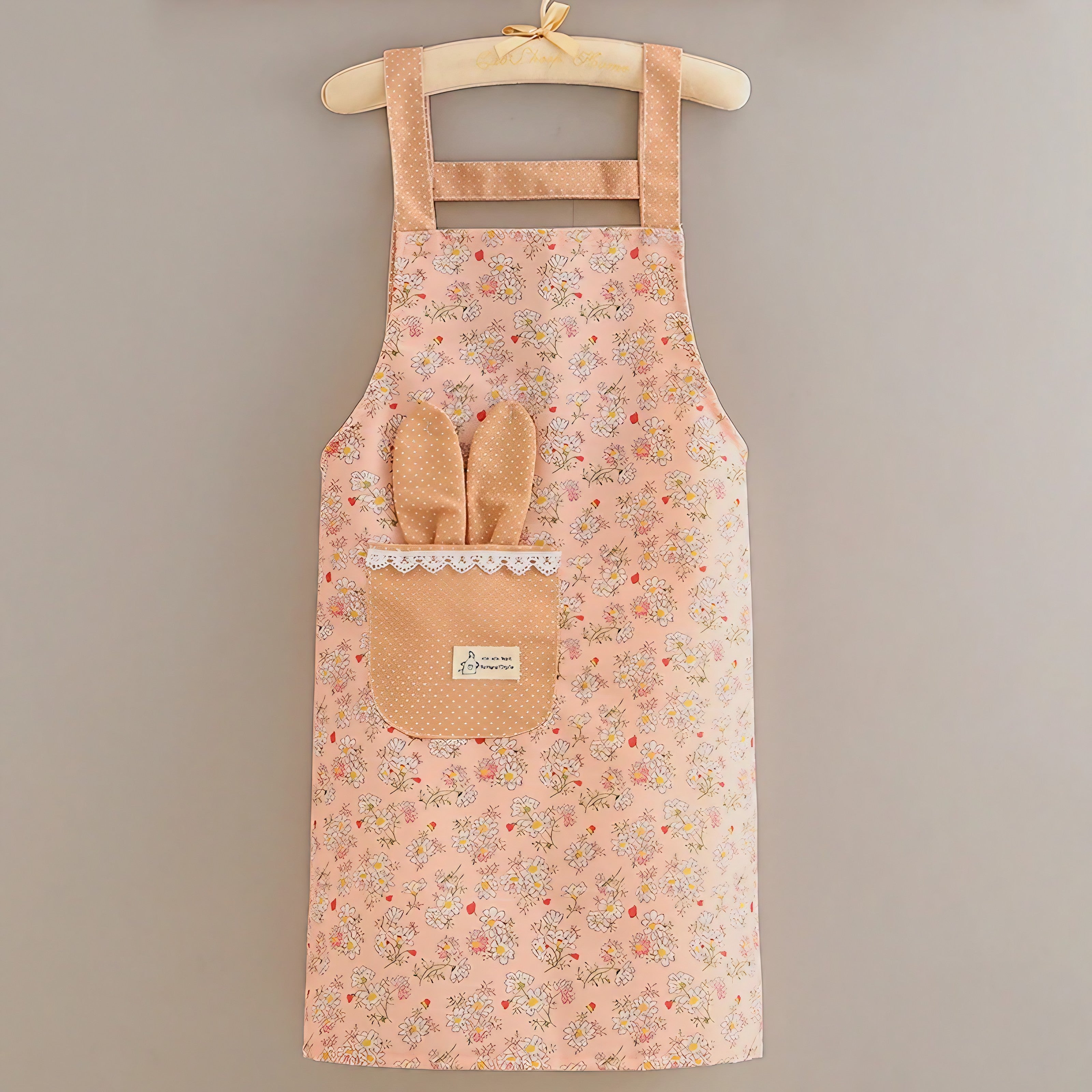 Rosy Stripe Apron